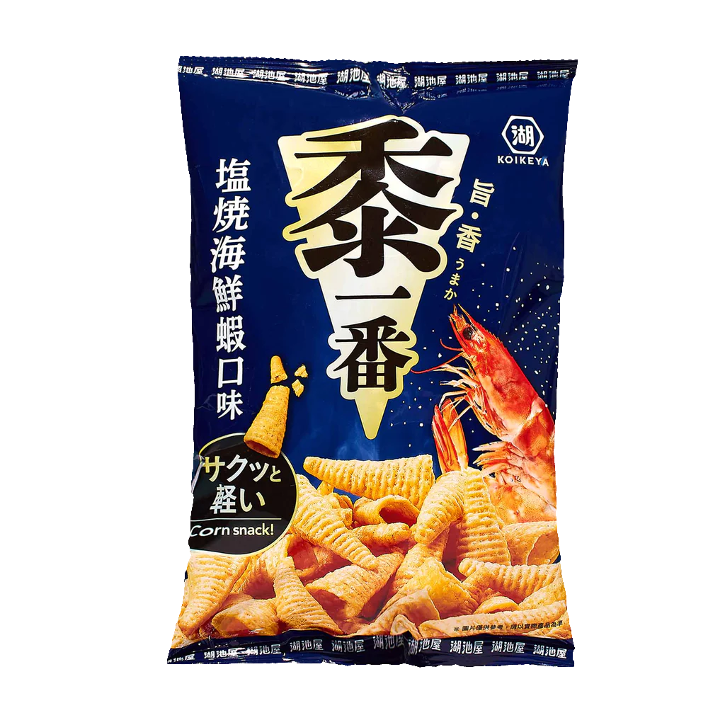 Koikeya Triangle Corn Shrimp Snack