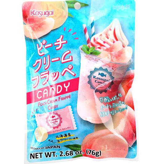 Kasugai Peach Cream Frappe Candy