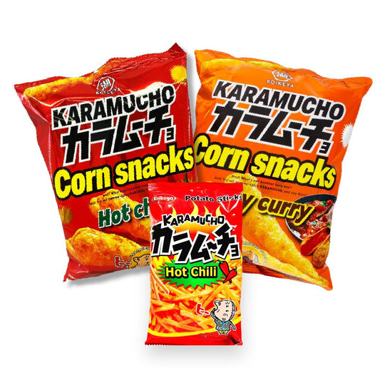 Koikeya Karamucho Corn Snacks & Potato Sticks