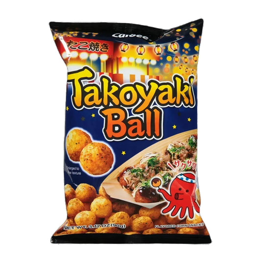 Calbee Takoyaki Ball Corn Puffs