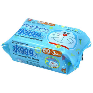 LEC LEC DORAEMON WET TISSUE 80SHEETS×3