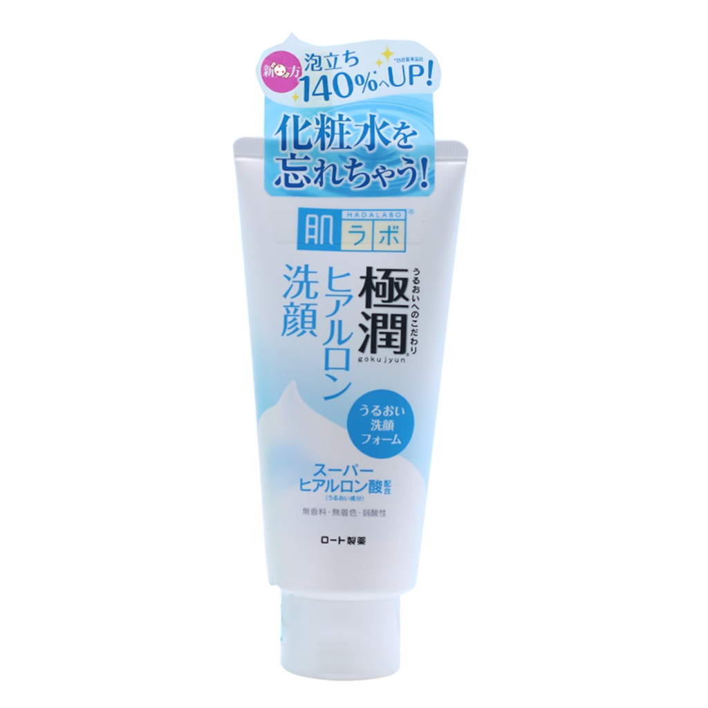 ROHTO HADALABO GOKUJYUN HYALURONIC FACE CLEANSING FOAM